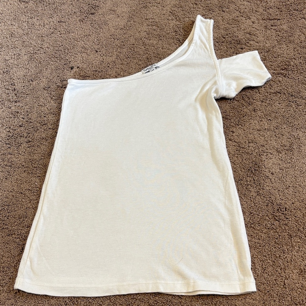 Women's Off-Shoulder White Top